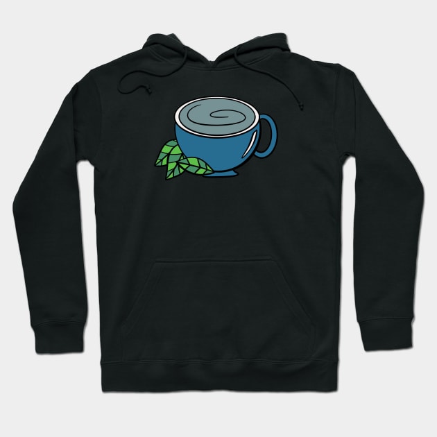 Cup of Tea Hoodie by Kelly Louise Art